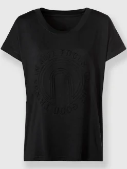 T-shirt à manches courtes imprimé à effet 3d