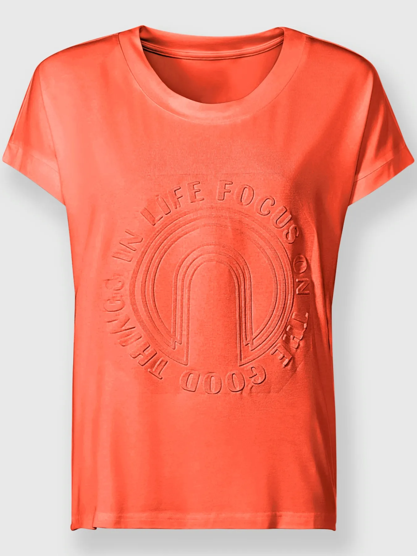 T-shirt à manches courtes imprimé à effet 3d