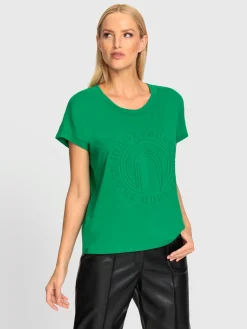T-shirt à manches courtes imprimé à effet 3d