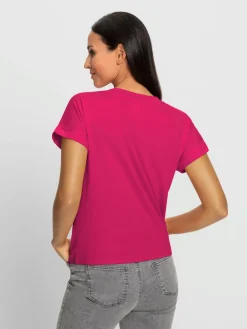 T-shirt à manches courtes imprimé à effet 3d