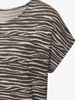T-shirt à manches courtes imprimé animal tendance