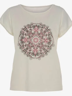 T-shirt à manches courtes imprimé mandala tendance