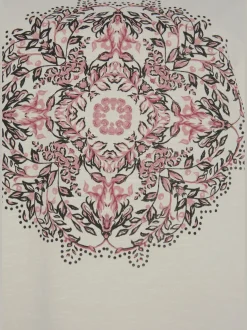 T-shirt à manches courtes imprimé mandala tendance