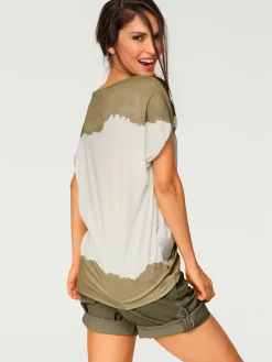T-shirt à manches courtes look tendance