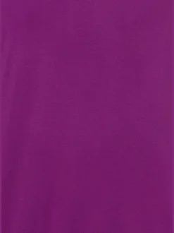 T-shirt à manches courtes large bordure à la finition des manches