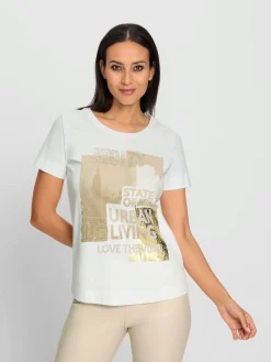 T-shirt à manches courtes motif imprimé