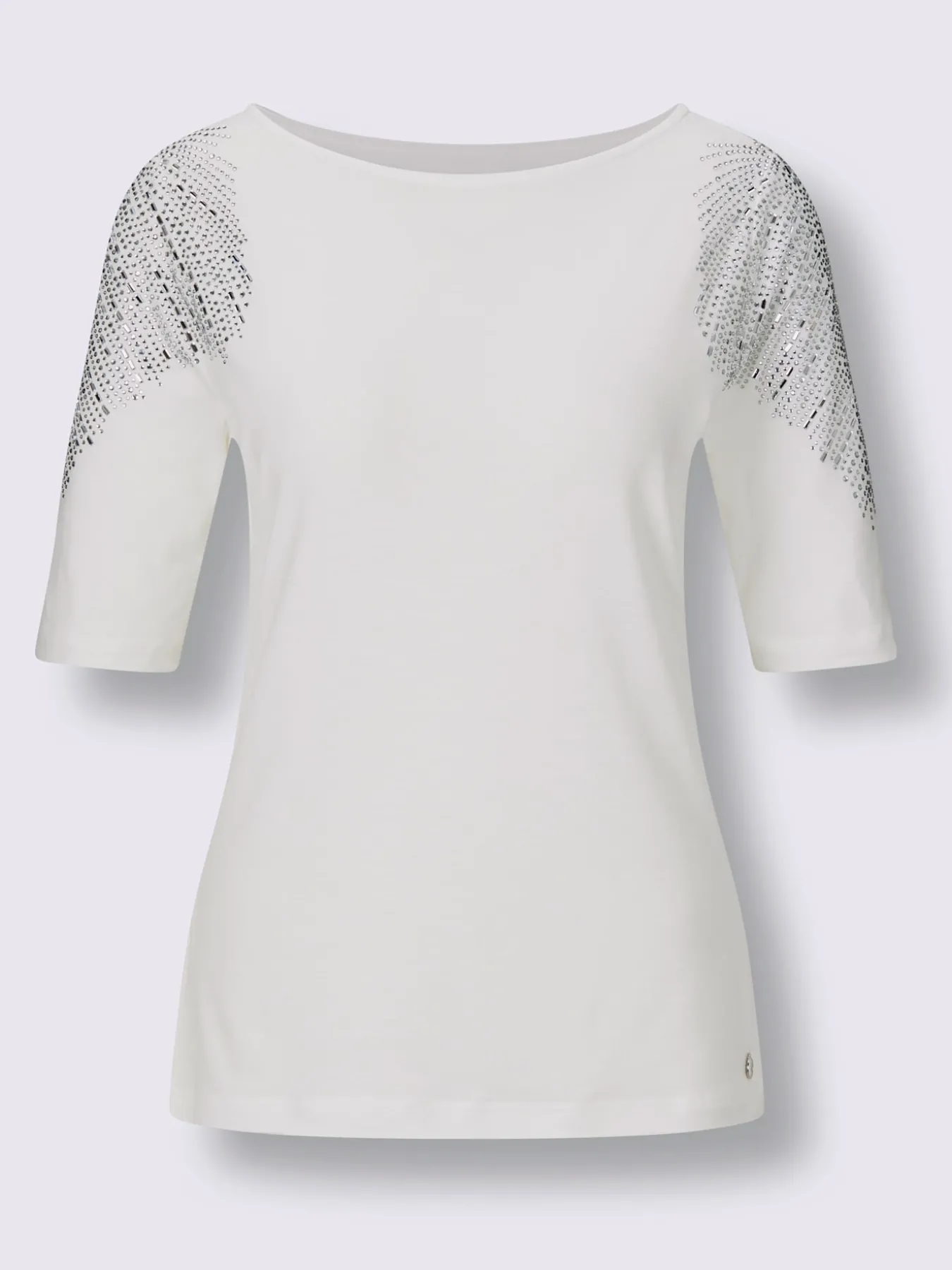 T-shirt à manches courtes mélange coton et lyocell de qualité