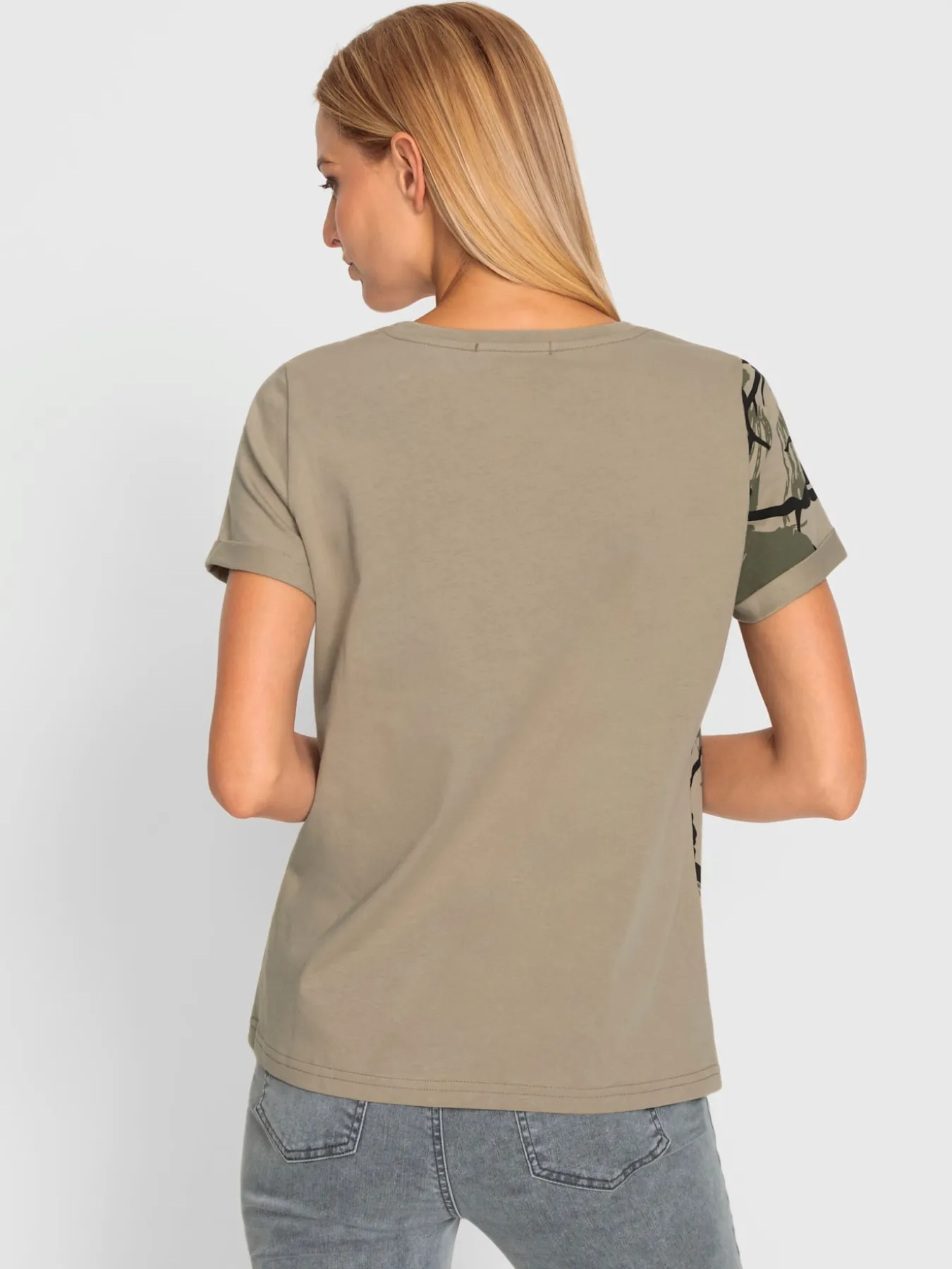 T-shirt à manches courtes motifs floraux