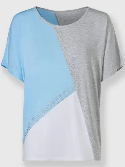 T-shirt à manches courtes motif patchwork
