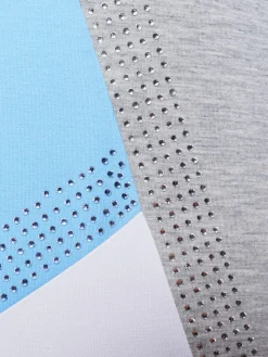 T-shirt à manches courtes motif patchwork