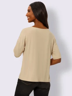 T-shirt à manches courtes nœud décoratif tendance