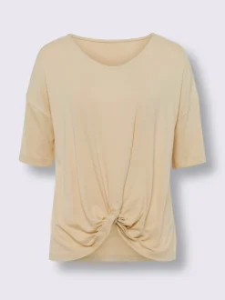 T-shirt à manches courtes nœud décoratif tendance