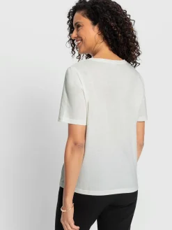 T-shirt à manches courtes pur coton