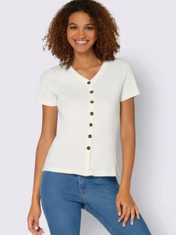 T-shirt à manches courtes qualité viscose extensible souple