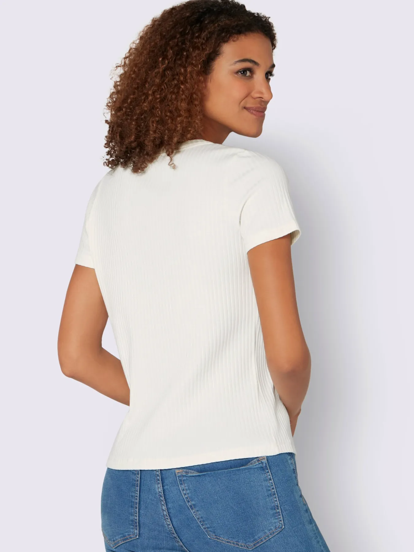 T-shirt à manches courtes qualité viscose extensible souple