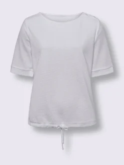 T-shirt à manches courtes qualité finement structurée