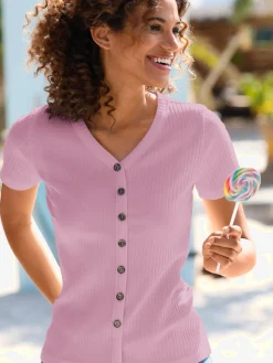 T-shirt à manches courtes qualité viscose extensible souple