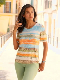 T-shirt à manches courtes qualité viscose douce