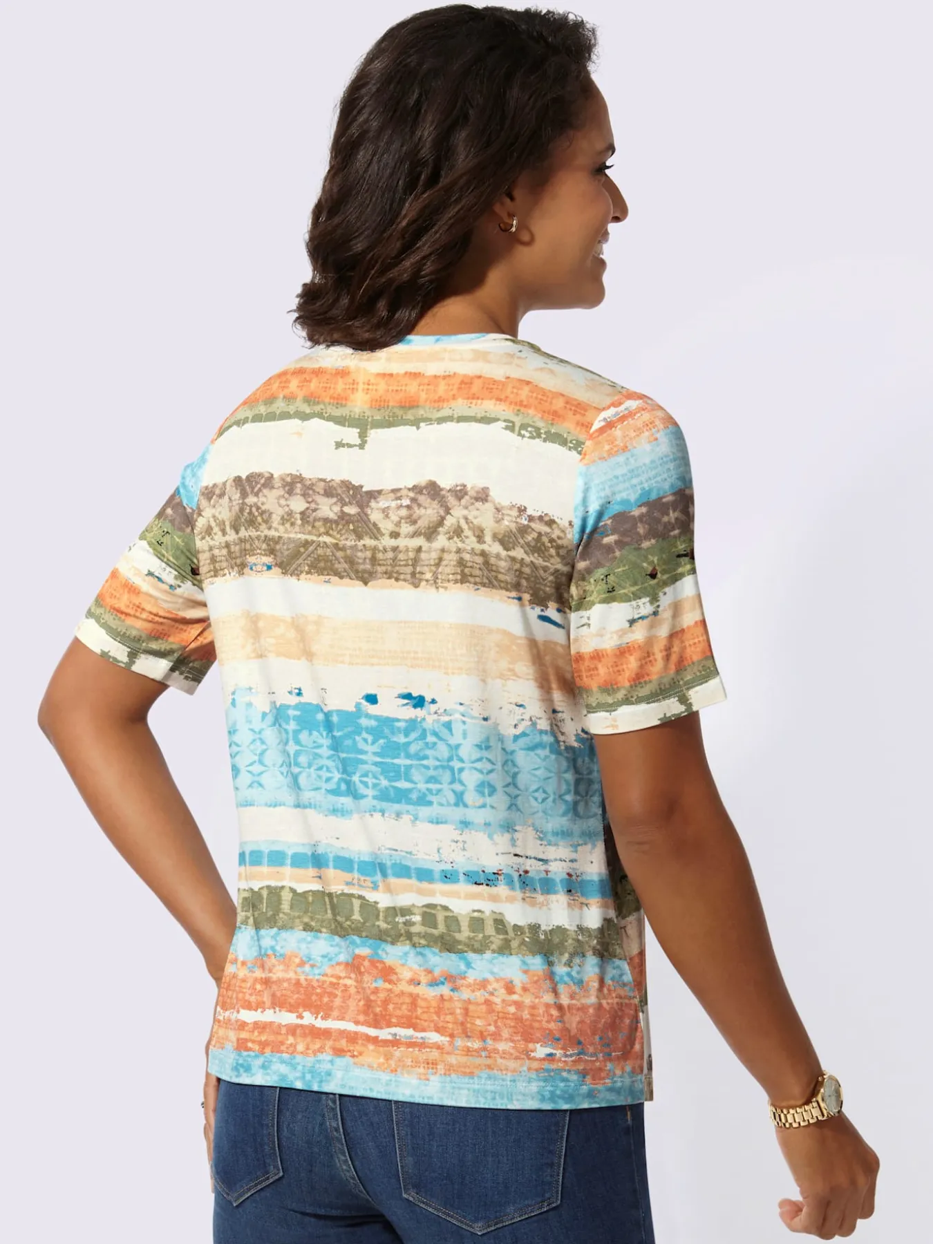 T-shirt à manches courtes qualité viscose douce