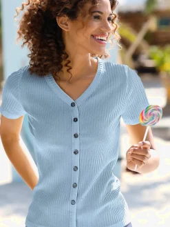 T-shirt à manches courtes qualité viscose extensible souple