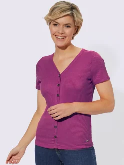 T-shirt à manches courtes qualité viscose extensible souple