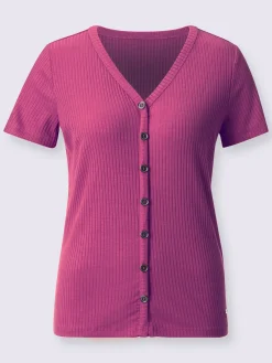 T-shirt à manches courtes qualité viscose extensible souple