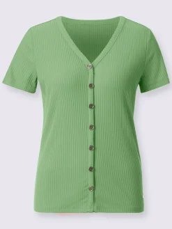 T-shirt à manches courtes qualité viscose extensible souple