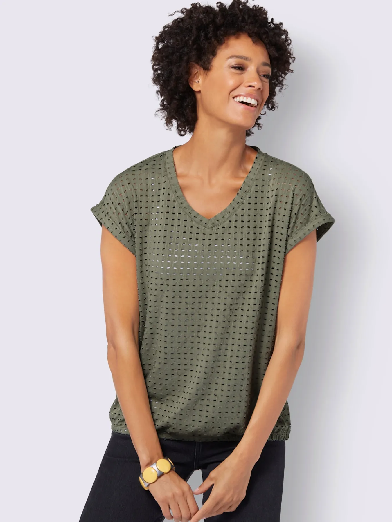 T-shirt à manches courtes qualité extensible