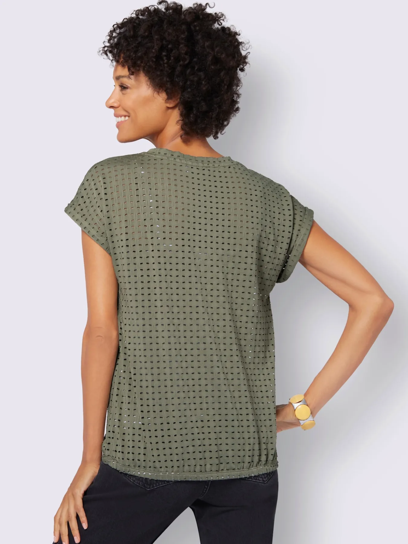 T-shirt à manches courtes qualité extensible