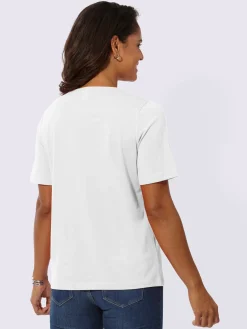 T-shirt à manches courtes ruban gros grain avec rivets