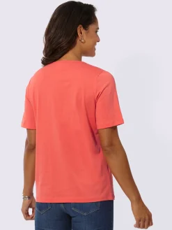 T-shirt à manches courtes ruban gros grain avec rivets