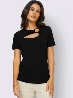 T-shirt à manches courtes superbe encolure