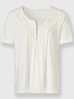 T-shirt à manches courtes superbe broderie
