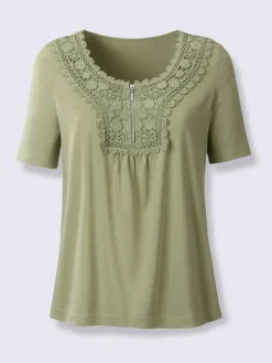T-shirt à manches courtes superbe broderie