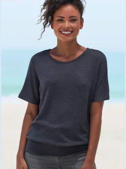 T-shirt à manches courtes tricot fin particulièrement doux
