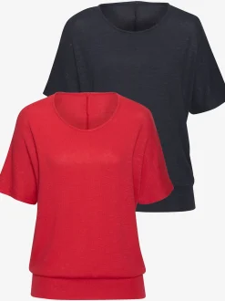 T-shirt à manches courtes tricot fin particulièrement doux