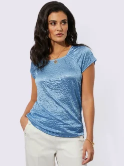 T-shirt à manches courtes tissu structuré de qualité