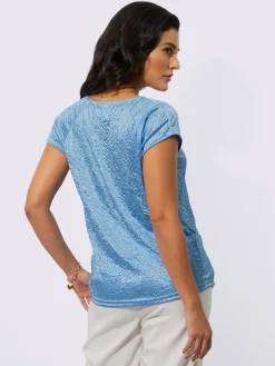 T-shirt à manches courtes tissu structuré de qualité
