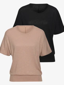 T-shirt à manches courtes tricot fin particulièrement doux