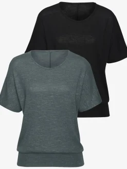 T-shirt à manches courtes tricot fin particulièrement doux