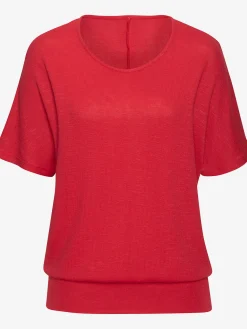 T-shirt à manches courtes tricot fin particulièrement doux