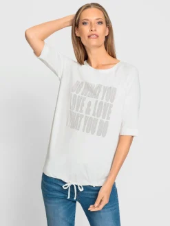 T-shirt à manches courtes viscose douce et fluide