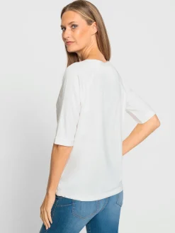T-shirt à manches courtes viscose douce et fluide