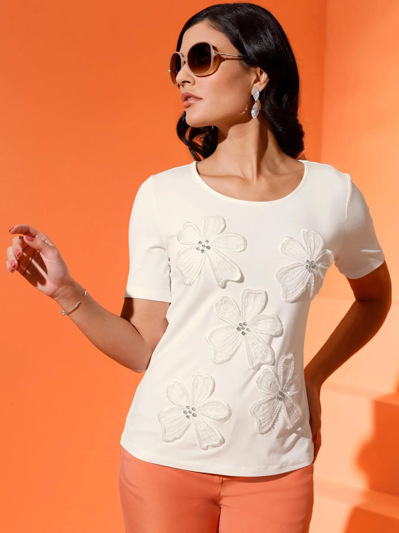 T-shirt à manches courtes viscose
