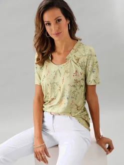 T-shirt à manches courtes viscose douce et fluide