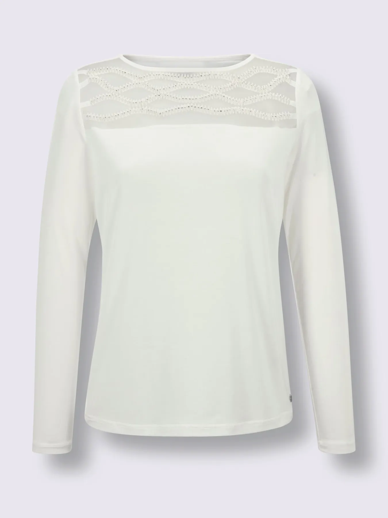 T-shirt à manches longues 96% lyocell (tencel)