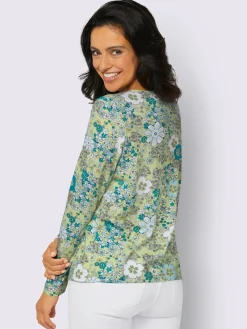 T-shirt à manches longues 50% coton et 50% modal