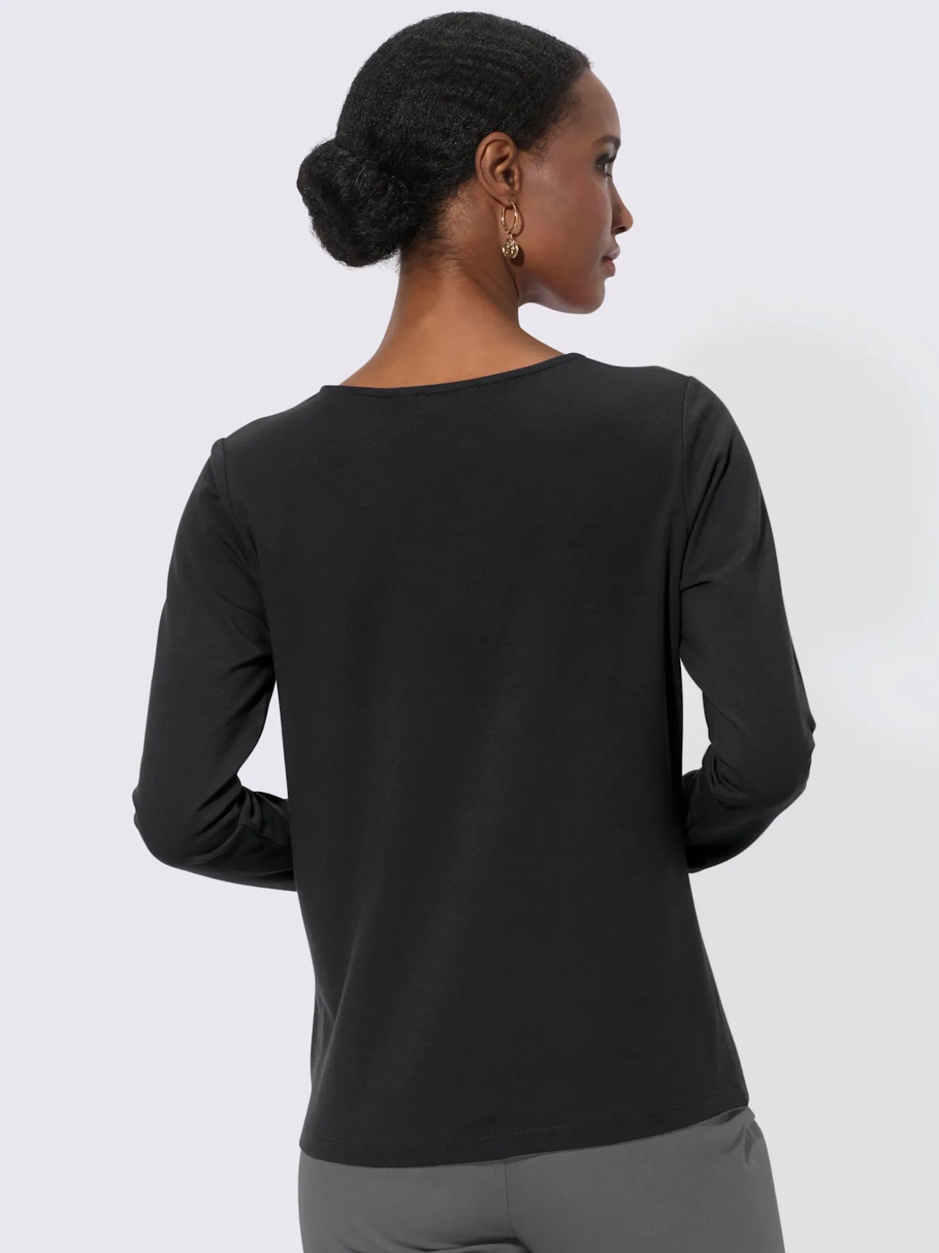 T-shirt à manches longues 48% modal
