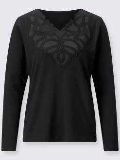 T-shirt à manches longues 48% modal