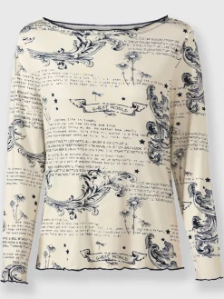 T-shirt à manches longues avec viscose (ecovero)